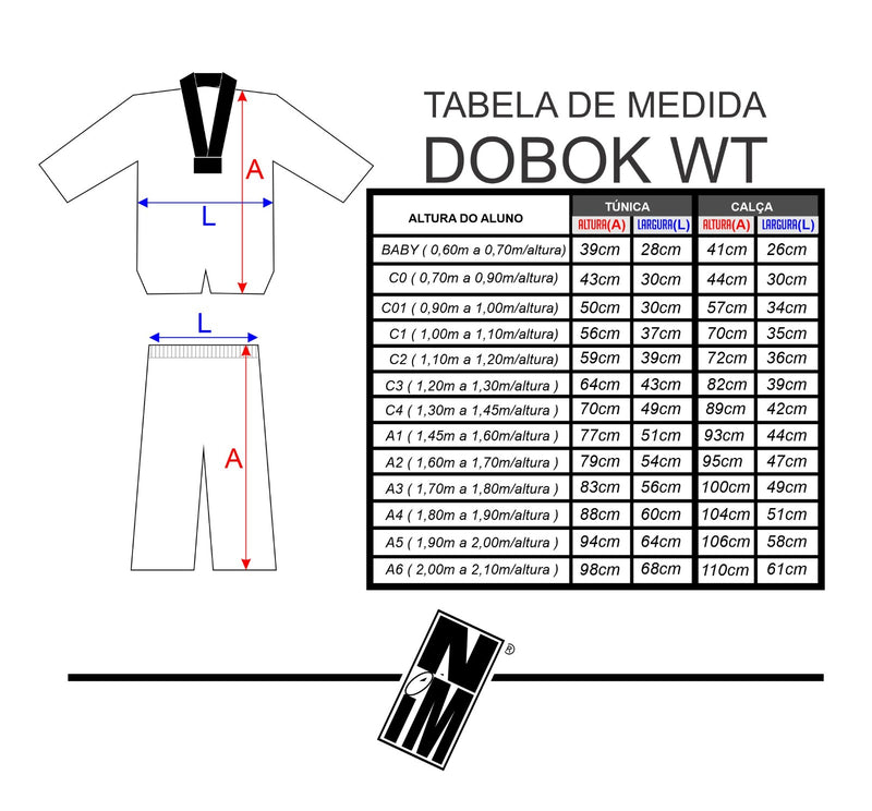 Dobok Taekwondo - Comum